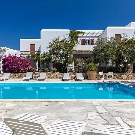 Callisti With Pool View And Calypso Upper Floor With Sea View Apartment Mykonos Town