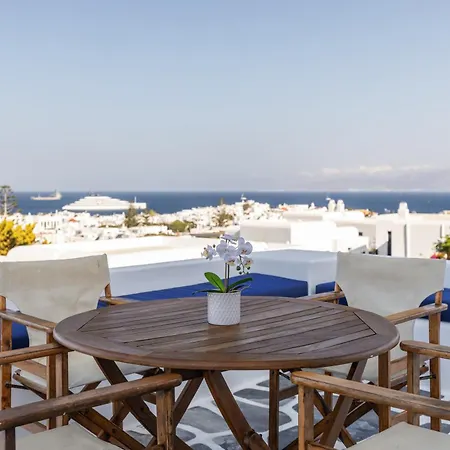Callisti With Pool View And Calypso Upper Floor With Sea View * Mykonos Town